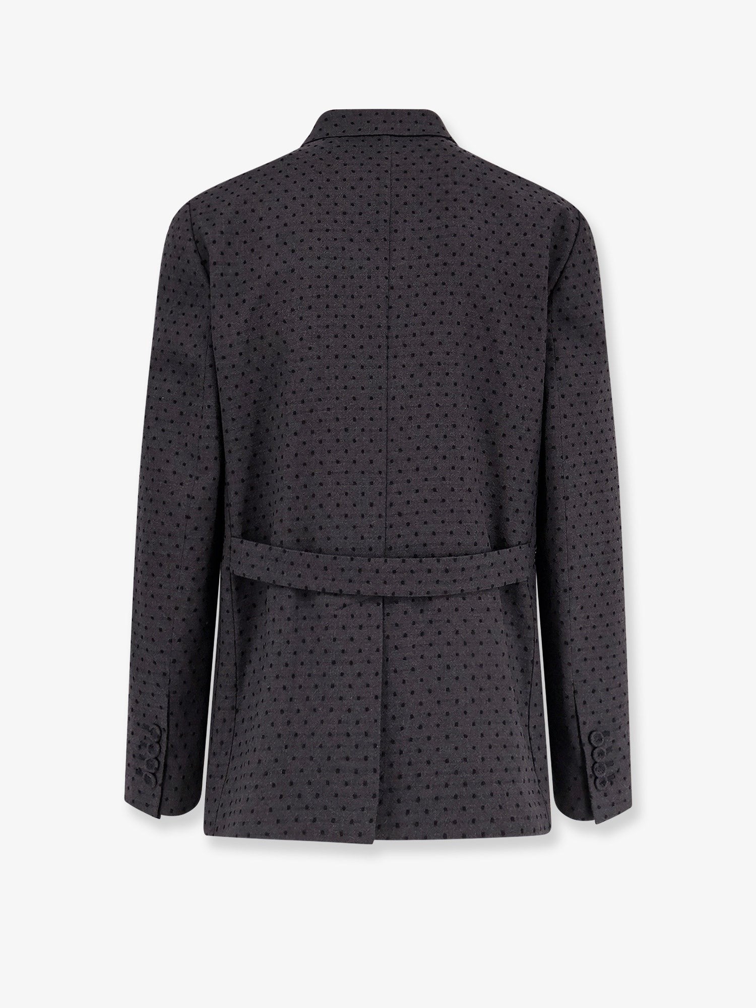Dior Polka Dots Virgin Wool And Alpaca Jacquard Blazer