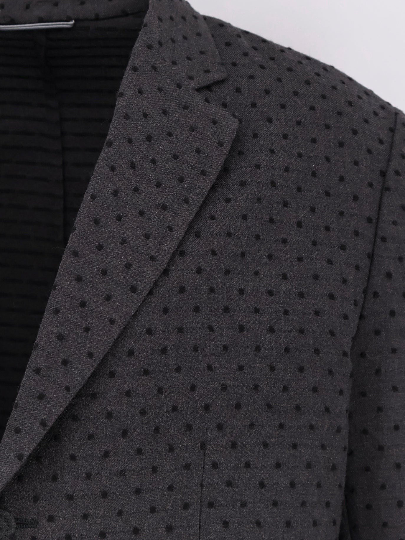 Dior Polka Dots Virgin Wool And Alpaca Jacquard Blazer
