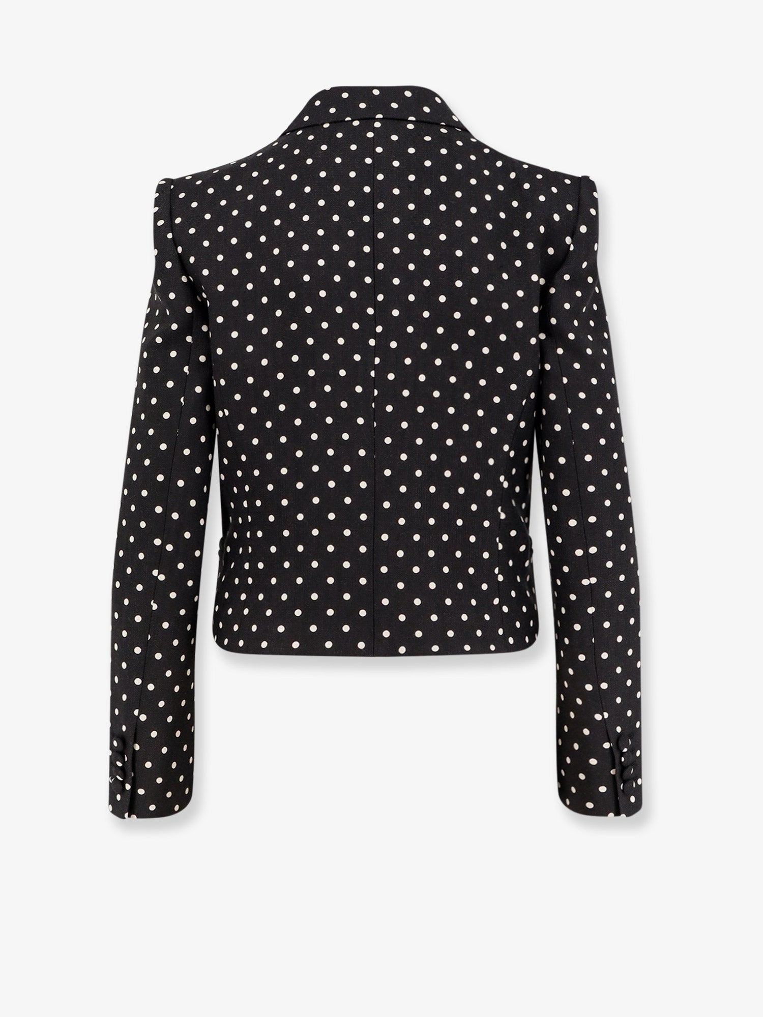 Valentino Women's Polka Dots Viscose Blazer Black