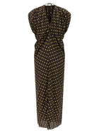 Marni Polka Rhythm Dress Brown, view 2