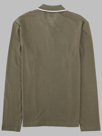 BOSS Men's Polo Manica Lunga Con Green
