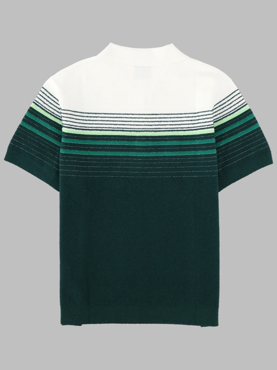 Casablanca Men's Polo Righe Bouclé Multicolor