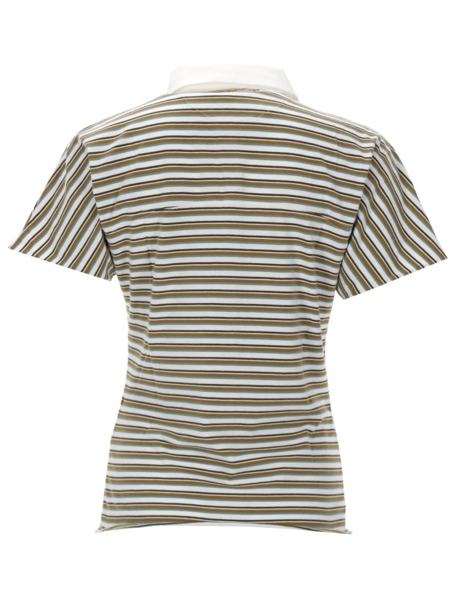Golden Goose Women's Polo Righe Multicolor, view 2
