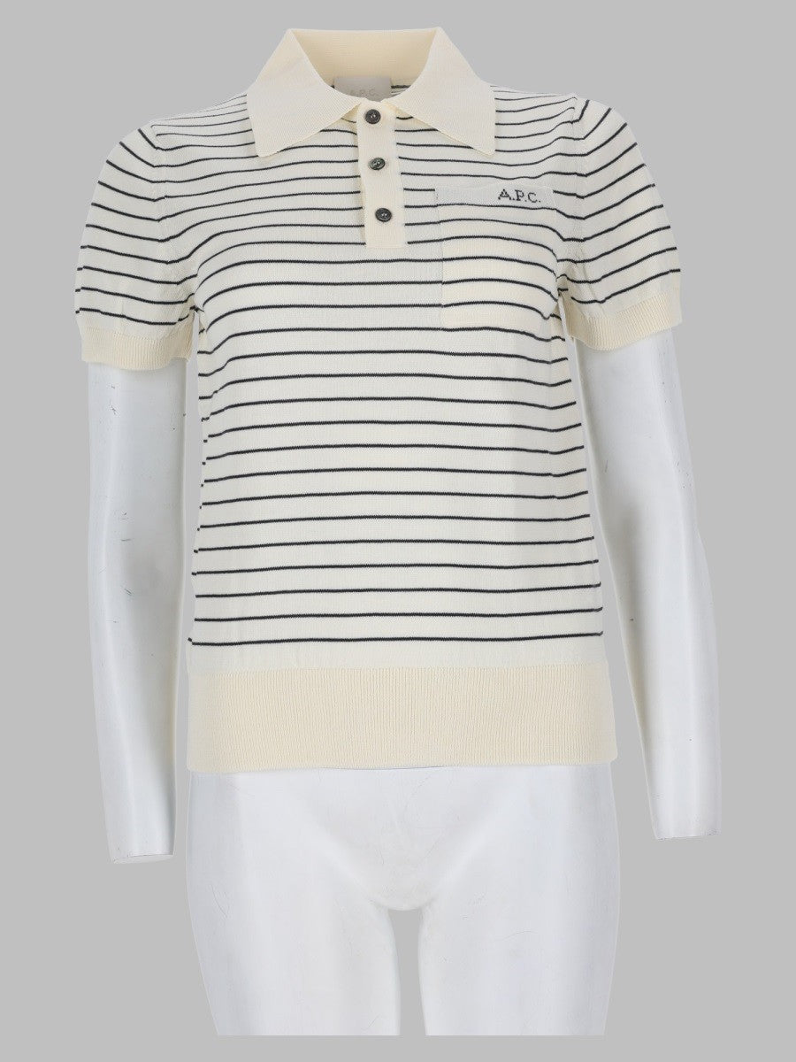 A.P.C Women's Polo Aline Multicolor