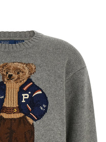 Polo Ralph Lauren Polo Bear Intarsia Sweater Grey
