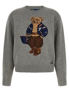 Polo Ralph Lauren Polo Bear Intarsia Sweater Grey