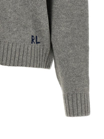 Polo Ralph Lauren Polo Bear Intarsia Sweater Grey
