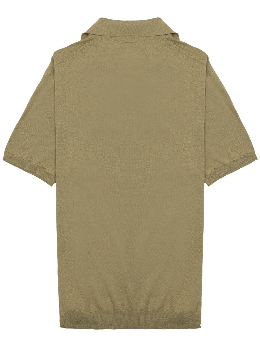 Luigi Gentile Men's Polo Capri Green, view 2