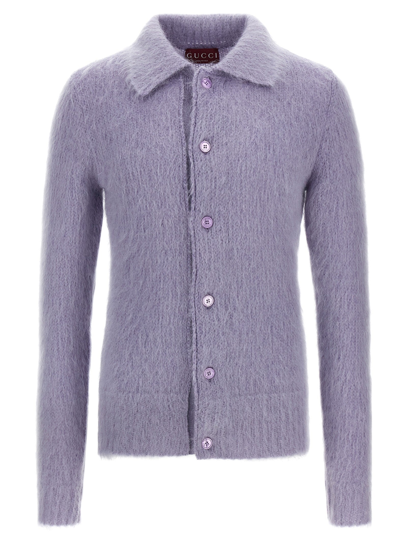 Gucci Polo Cardigan Purple