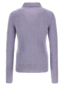 Gucci Polo Cardigan Purple