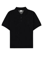 Saint Laurent Men's Cotton Polo Cassandre Black