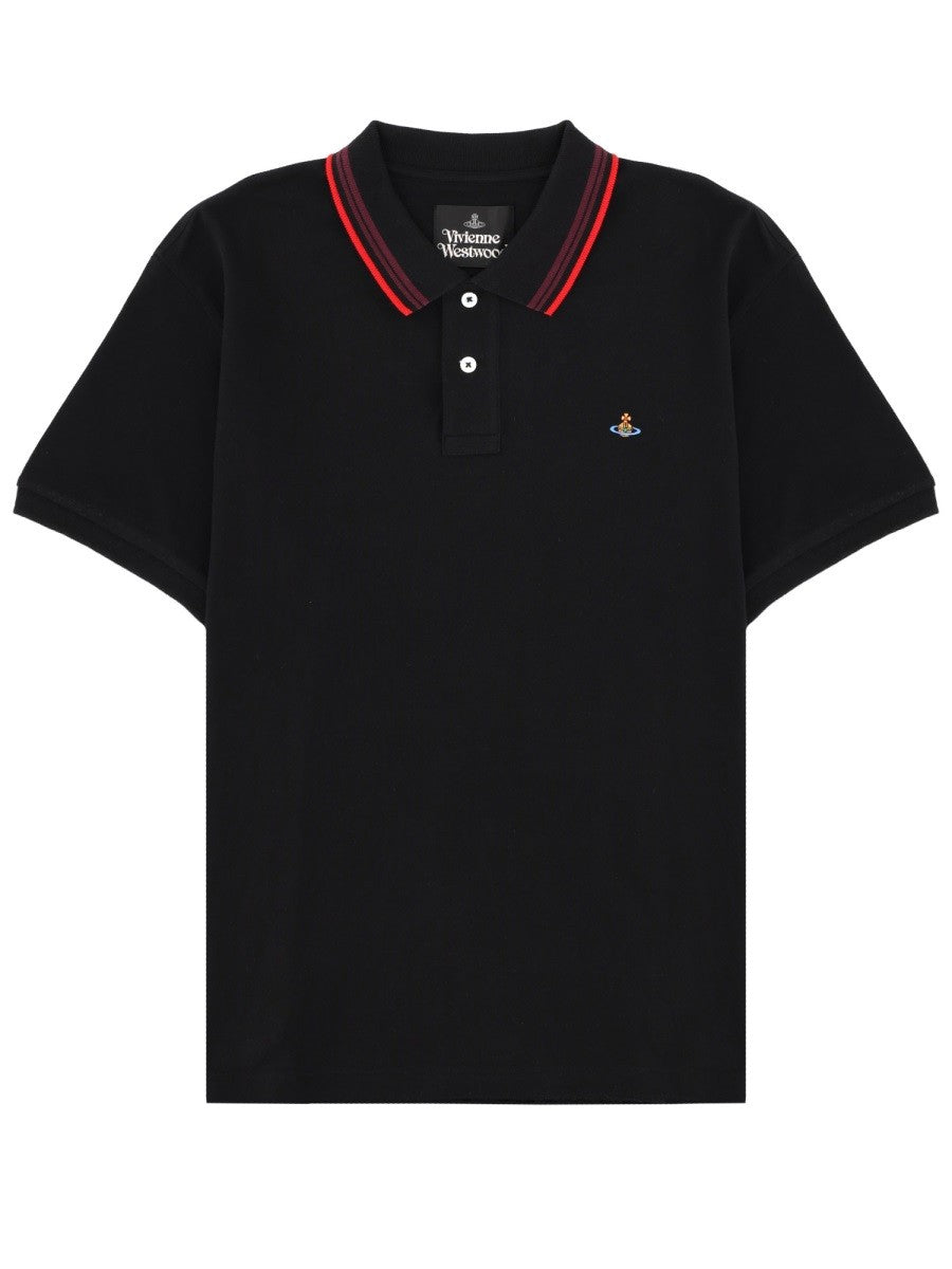 Vivienne Westwood Men's Polo Classic Black