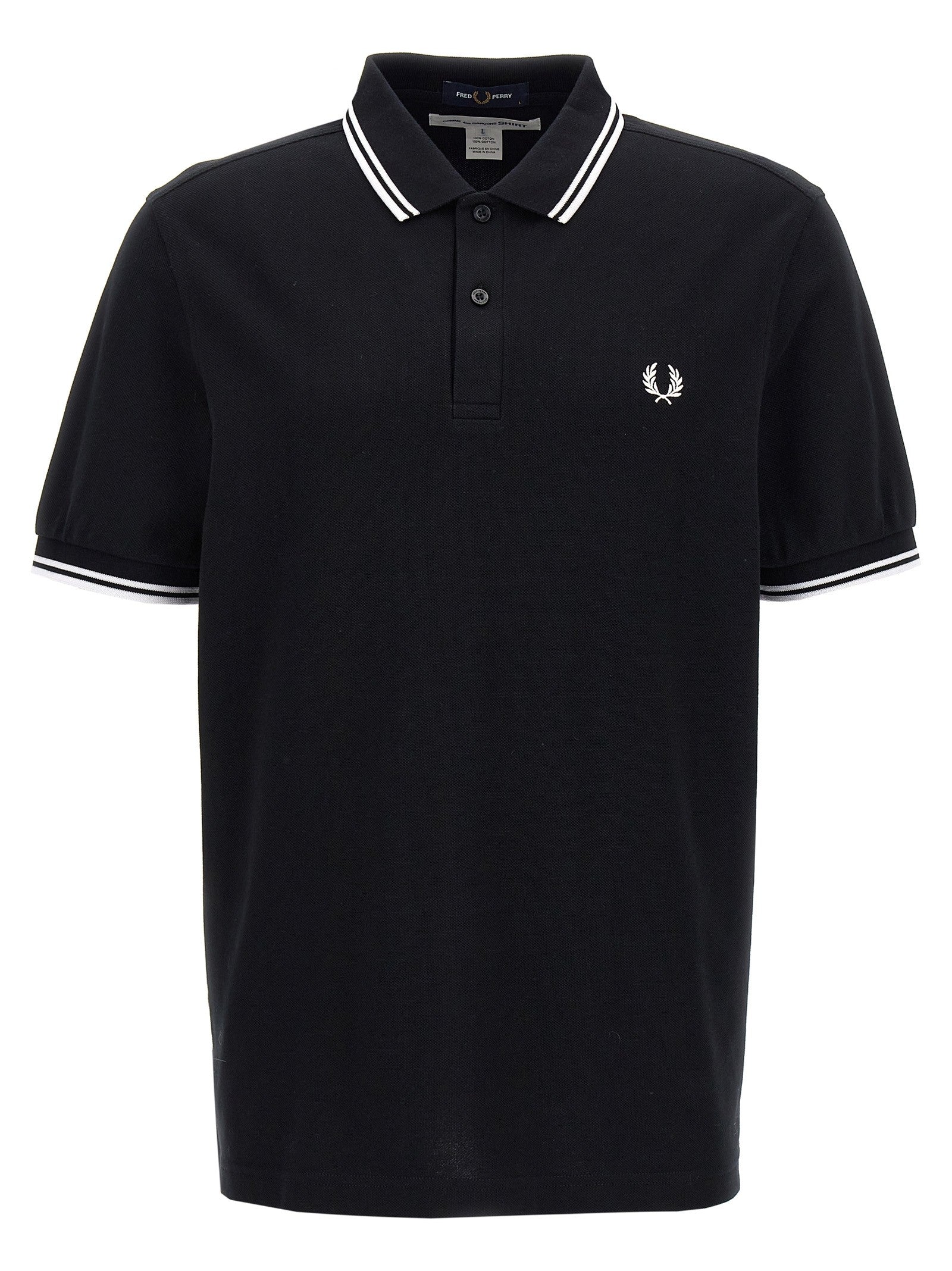Comme Des Garcons Shirt Polo Comme Des Garçons Shirt Fred Perry White