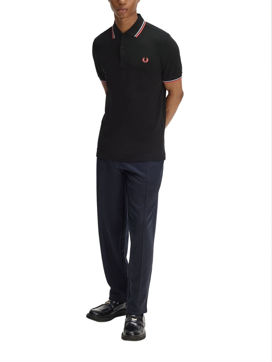 Fred Perry Men's Polo Con Black