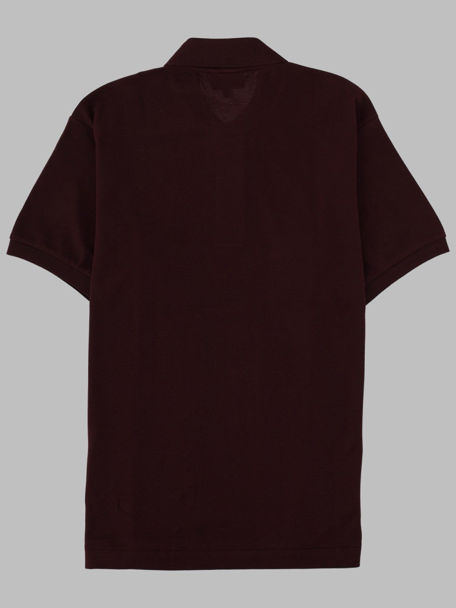Lacoste Men's Polo Con Brown