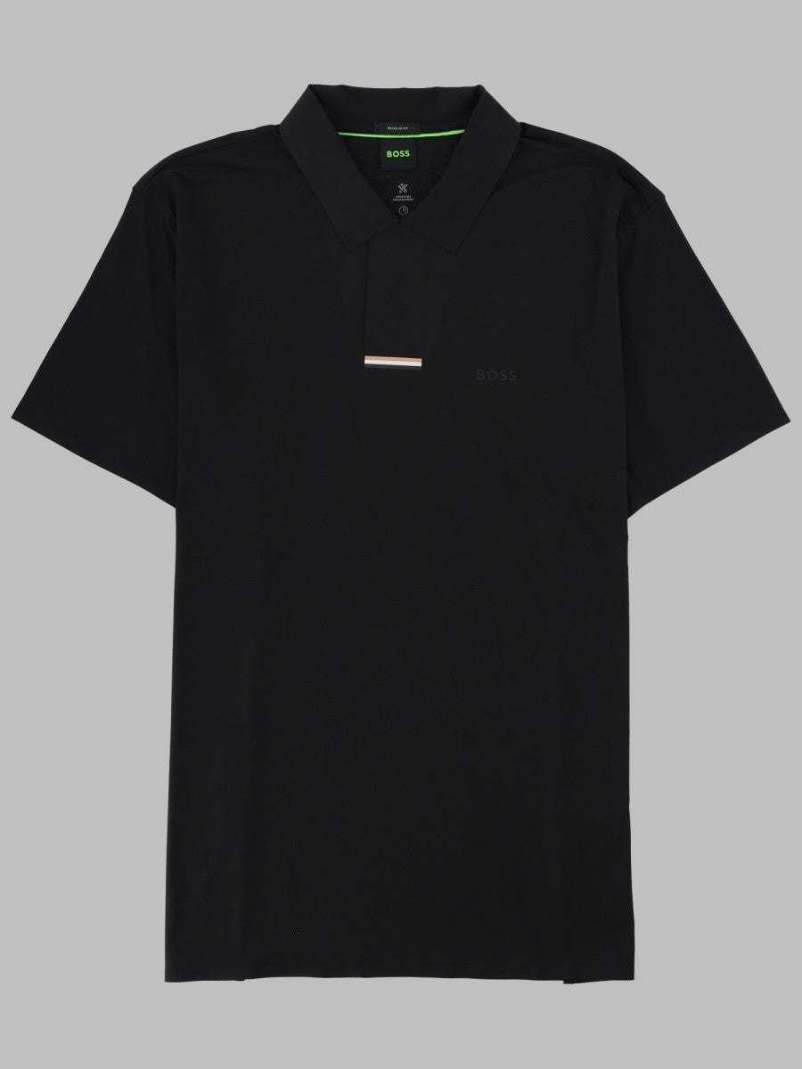 BOSS Men's Polo Con Black