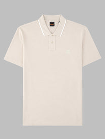 BOSS Men's Polo Con Beige