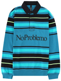 No Problemo Men's Polo Con Blue