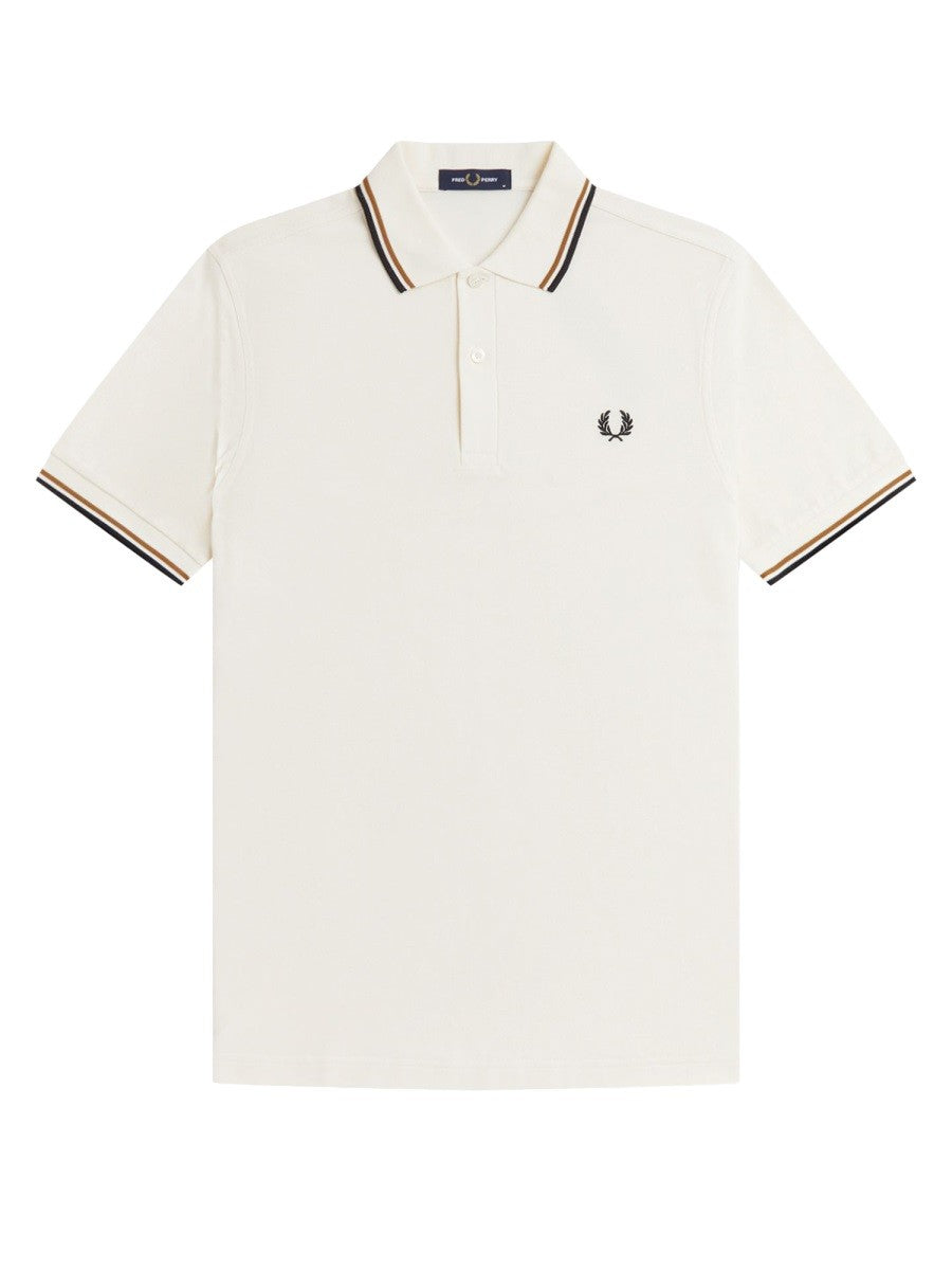 Fred Perry Men's Polo Con White