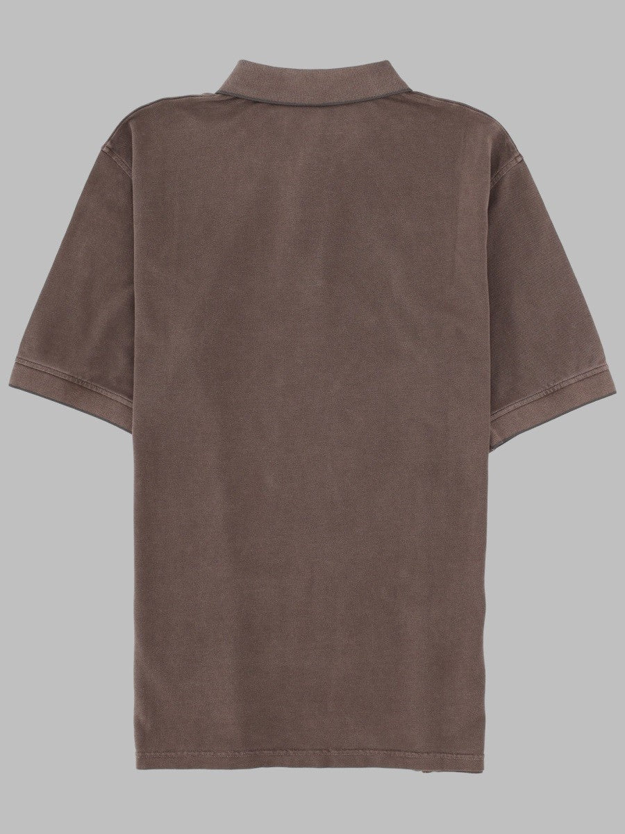 Herno Men's Polo Con Brown