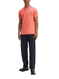 Fred Perry Men's Polo Con Blue