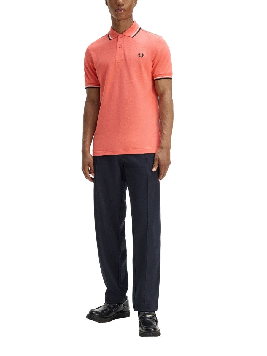 Fred Perry Men's Polo Blue, view 2