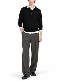 Ami Paris Men's Polo Black, view 2