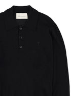 Ami Paris Men's Polo Black, view 3