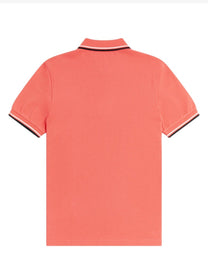 Fred Perry Men's Polo Con Blue