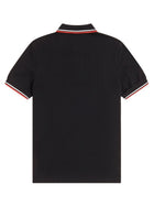 Fred Perry Men's Polo Black, view 3