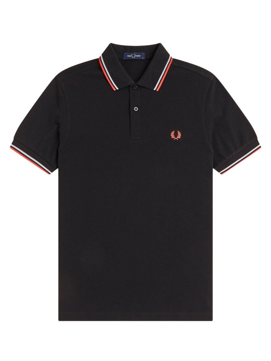 Fred Perry Men's Polo Con Black