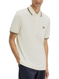 Fred Perry Men's Polo Con White