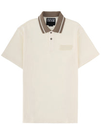 Versace Jeans Couture Men's Polo Con Patch White