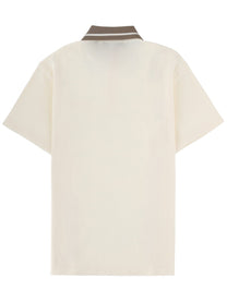 Versace Jeans Couture Men's Polo Con Patch White