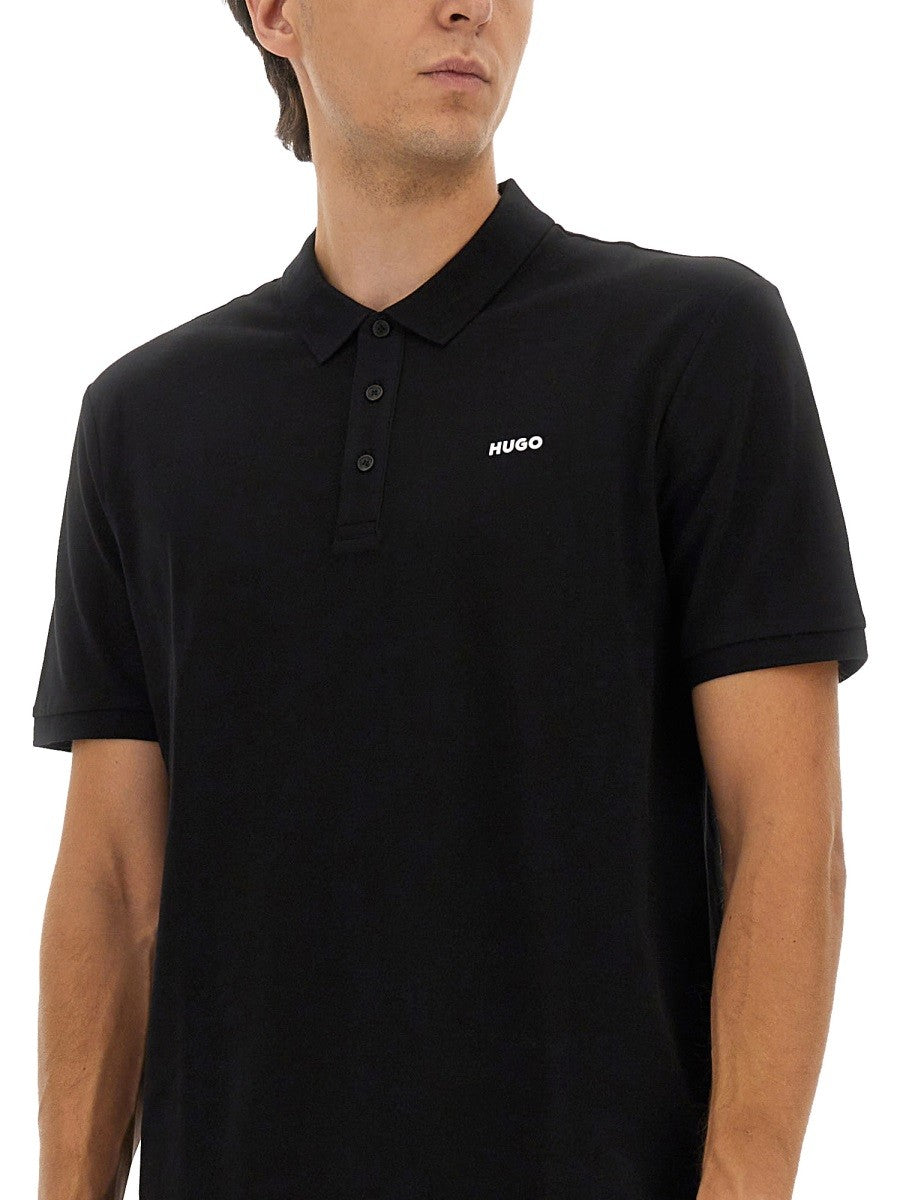 HUGO BOSS Men's Polo Donos Black