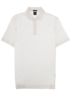 BOSS Men's Polo Press White