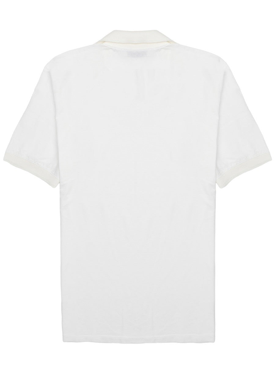 Luigi Gentile Men's Cotton Polo White, view 2