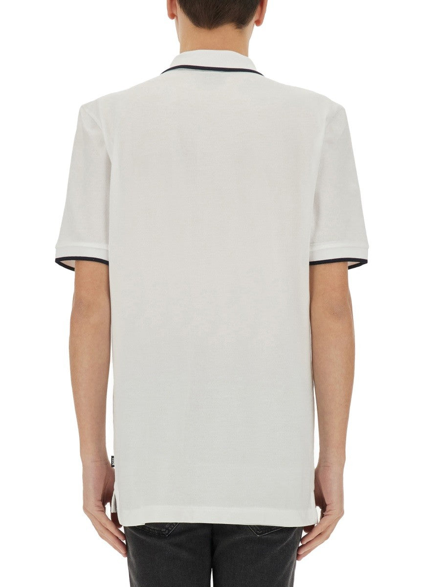 BOSS Men's Polo in Cotone White