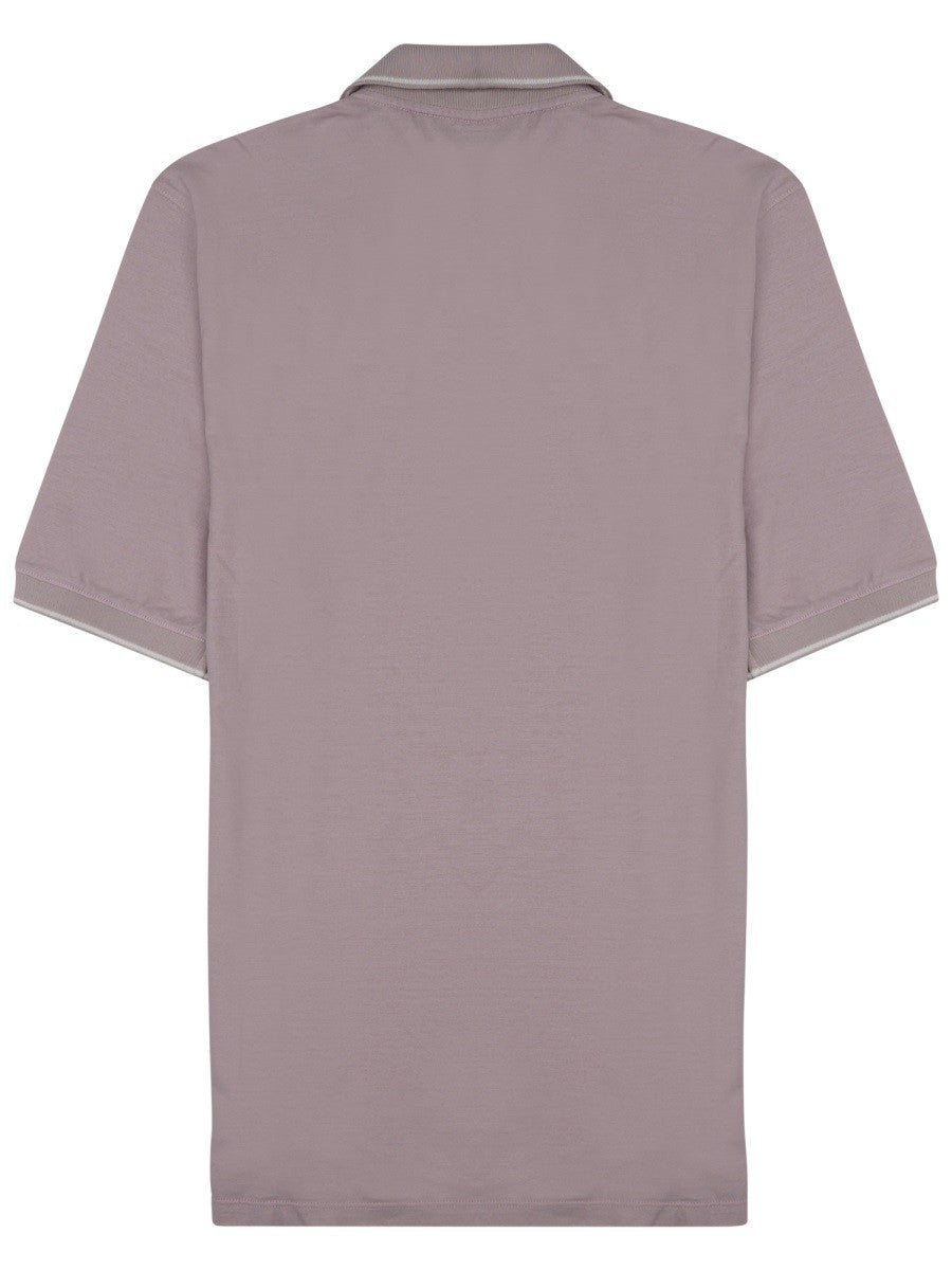 Luigi Gentile Men's Cotton Polo Blue, view 2