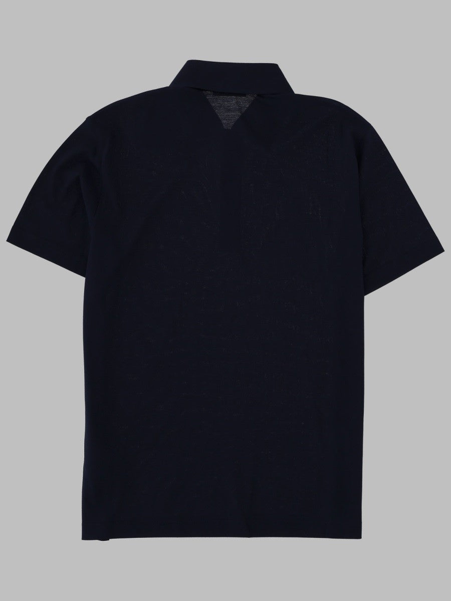 Herno Men's Polo in Cotone Blue