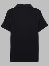 Giorgio Armani Men's Polo in Jersey DI Viscosa Stretch Black