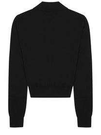 Celine Women's Polo in Maglia Con Black