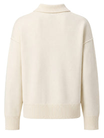 Ami Paris Men's Polo in Maglia Con White