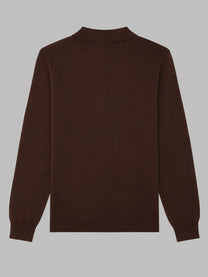 ASPESI Men's Polo in Maglia Brown