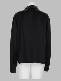 Tom Ford Women's Polo in Raso Di Seta Stretch Con Black