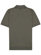 Paolo Pecora Milano Men's Silk Cotton Blend Polo Grey, view 2