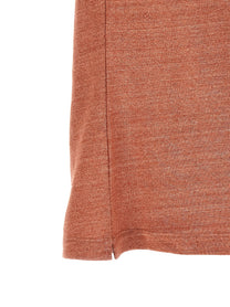 Brunello Cucinelli Polo Jersey Mélange Orange