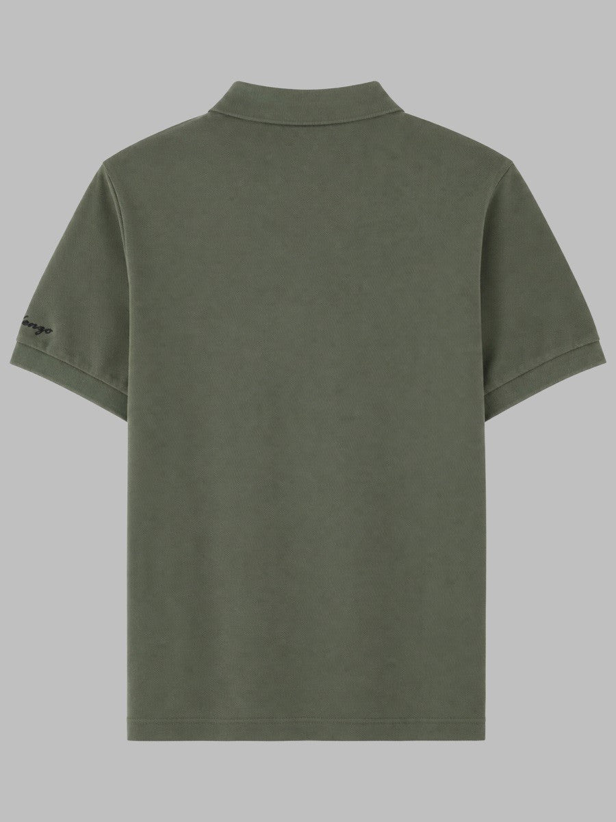 Kenzo Men's Polo Jumping Tiger Green
