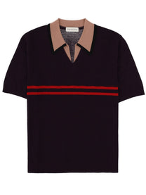 Dries Van Noten Men's Polo Molar Purple
