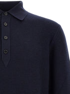 Zegna Polo Oasi Cashmere Blue